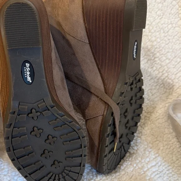 Dr Scholls wedge Ankle Boots nwot - Picture 9 of 13